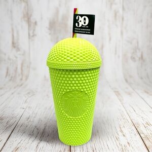 🪸 5/25 Starbucks 30th Anniversary Limited Edition Green Studded Dome Tumbler